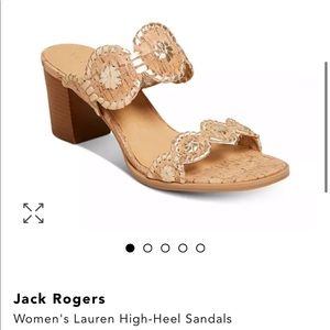 NWT JACK ROGERS LAUREN HEEL (BRAND NEW IN BOX)